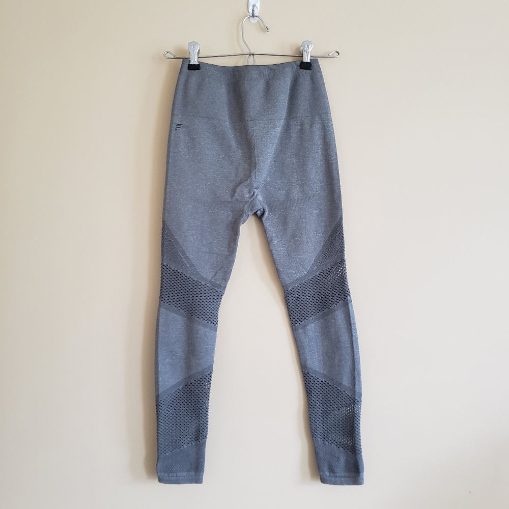 Fabletics Gray Cutout Workout Leggings - image 2